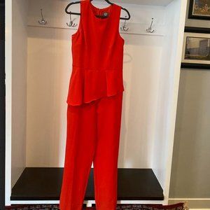 Red Vince Camuto Jumpsuit (Size 8)
